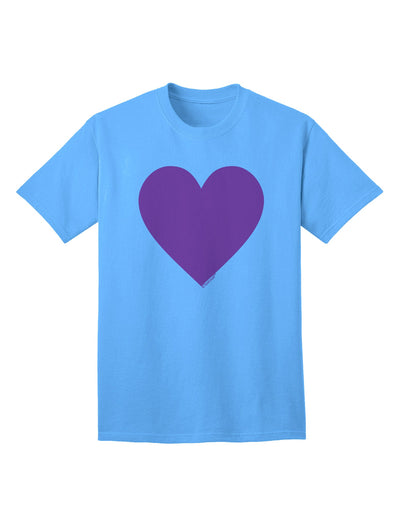 Big Pink Heart Valentine's Day - Premium Adult T-Shirt Collection-Mens T-shirts-TooLoud-Aquatic-Blue-Small-Davson Sales