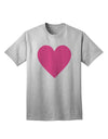 Big Pink Heart Valentine's Day - Premium Adult T-Shirt Collection-Mens T-shirts-TooLoud-AshGray-Small-Davson Sales