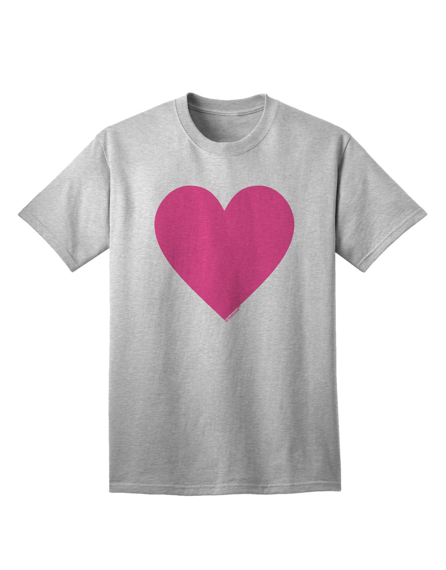 Big Pink Heart Valentine's Day - Premium Adult T-Shirt Collection-Mens T-shirts-TooLoud-White-Small-Davson Sales