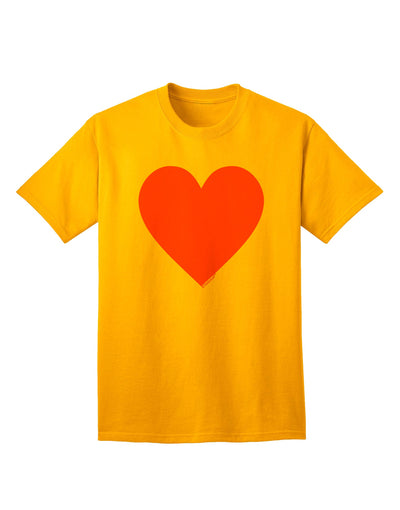 Big Pink Heart Valentine's Day - Premium Adult T-Shirt Collection-Mens T-shirts-TooLoud-Gold-Small-Davson Sales