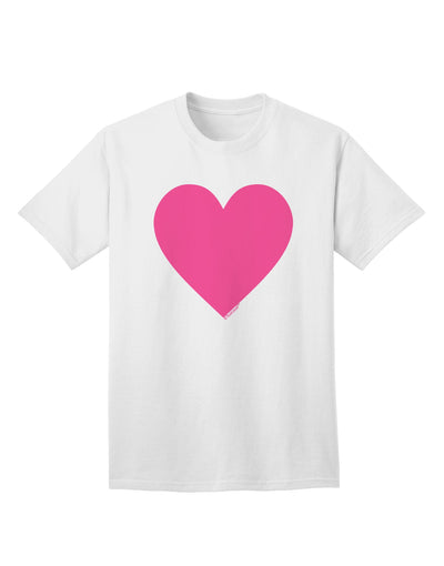 Big Pink Heart Valentine's Day - Premium Adult T-Shirt Collection-Mens T-shirts-TooLoud-White-Small-Davson Sales