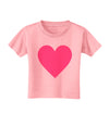 Big Pink Heart Valentine's Day Toddler T-Shirt-Toddler T-Shirt-TooLoud-Candy-Pink-2T-Davson Sales