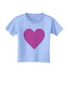 Big Pink Heart Valentine's Day Toddler T-Shirt-Toddler T-Shirt-TooLoud-Aquatic-Blue-2T-Davson Sales