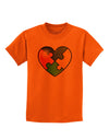 Big Puzzle Heart - Autism Awareness Childrens T-Shirt by TooLoud-Childrens T-Shirt-TooLoud-Orange-X-Small-Davson Sales