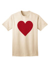 Big Red Heart Valentine's Day Adult T-Shirt: Express Your Love in Style-Mens T-shirts-TooLoud-Natural-Small-Davson Sales
