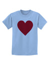Big Red Heart Valentine's Day Childrens T-Shirt-Childrens T-Shirt-TooLoud-Light-Blue-X-Small-Davson Sales