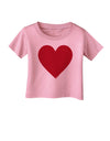 Big Red Heart Valentine's Day Infant T-Shirt-Infant T-Shirt-TooLoud-Candy-Pink-06-Months-Davson Sales