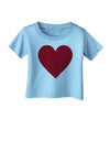 Big Red Heart Valentine's Day Infant T-Shirt-Infant T-Shirt-TooLoud-Aquatic-Blue-06-Months-Davson Sales