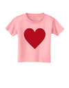 Big Red Heart Valentine's Day Toddler T-Shirt-Toddler T-Shirt-TooLoud-Candy-Pink-2T-Davson Sales