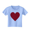 Big Red Heart Valentine's Day Toddler T-Shirt-Toddler T-Shirt-TooLoud-Aquatic-Blue-2T-Davson Sales