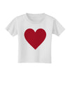 Big Red Heart Valentine's Day Toddler T-Shirt-Toddler T-Shirt-TooLoud-White-2T-Davson Sales