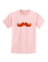 Big Redhead Mustache Childrens T-Shirt-Childrens T-Shirt-TooLoud-PalePink-X-Small-Davson Sales