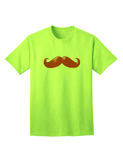 Big Redhead Mustache - Premium Adult T-Shirt for the Modern Man-Mens T-shirts-TooLoud-Neon-Green-Small-Davson Sales