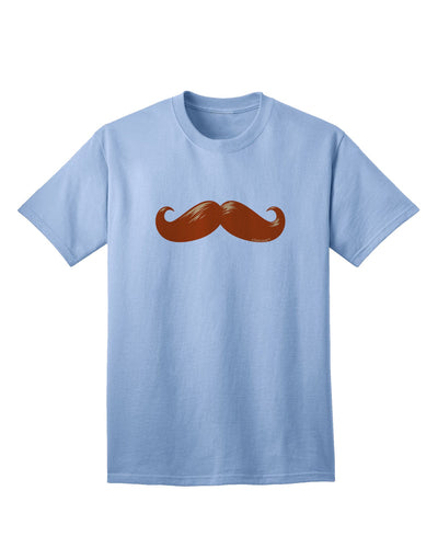 Big Redhead Mustache - Premium Adult T-Shirt for the Modern Man-Mens T-shirts-TooLoud-Light-Blue-Small-Davson Sales