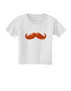 Big Redhead Mustache Toddler T-Shirt-Toddler T-Shirt-TooLoud-White-2T-Davson Sales