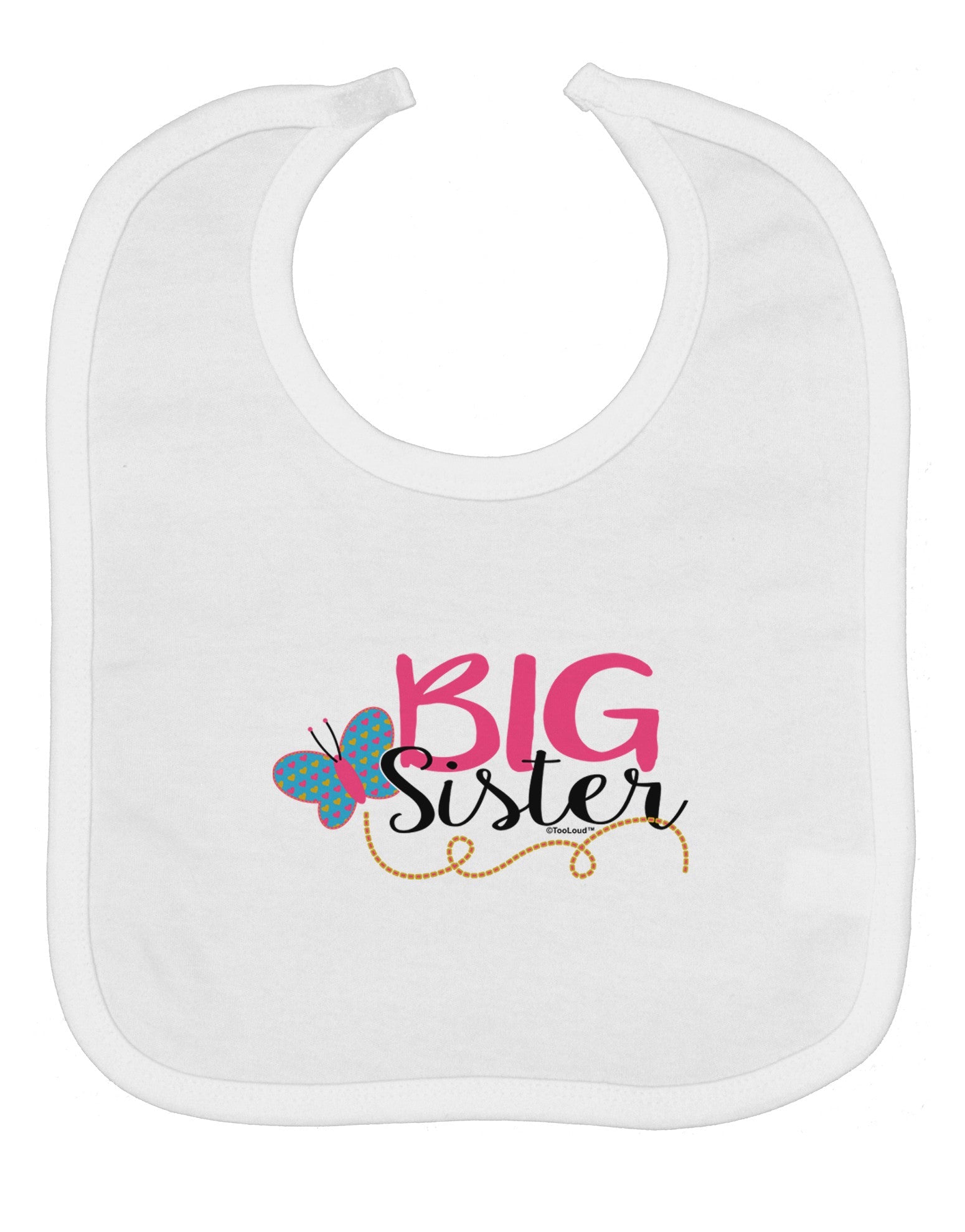 Big Sister Baby Bib
