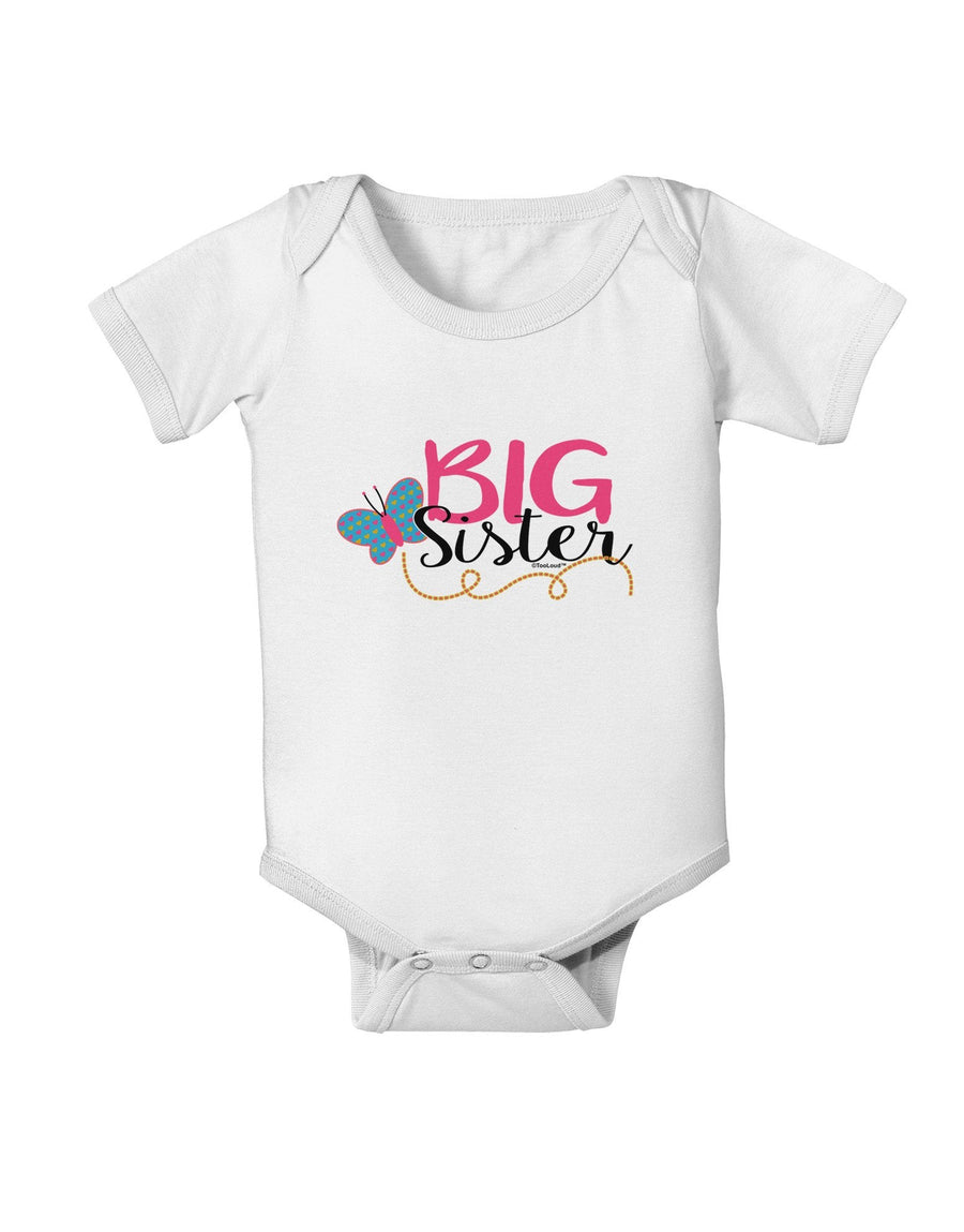 Big Sister Baby Romper Bodysuit-Baby Romper-TooLoud-White-18-Months-Davson Sales