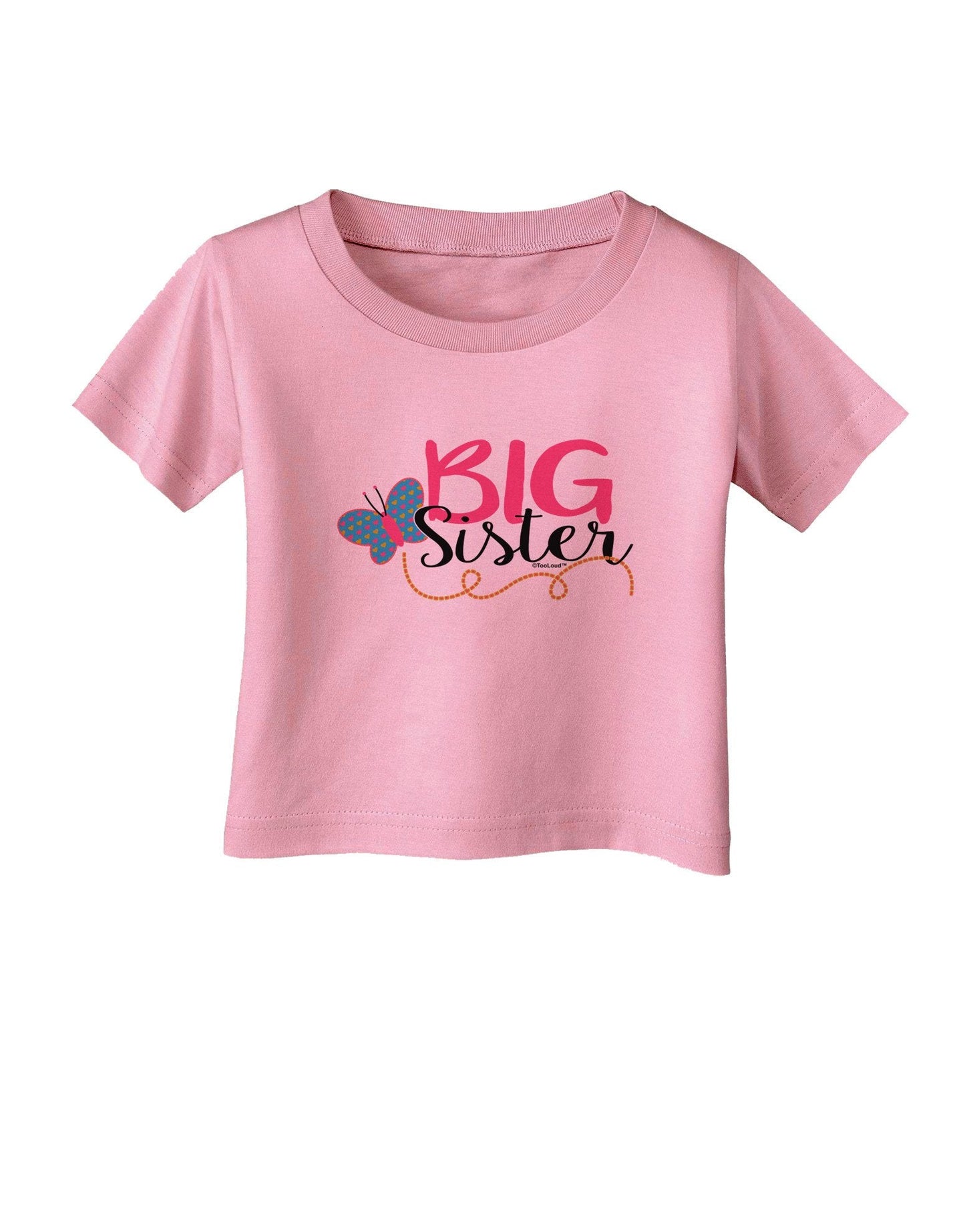 Big Sister Infant T-Shirt-Infant T-Shirt-TooLoud-Candy-Pink-18-Months-Davson Sales