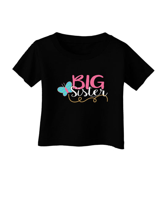 Big Sister Infant T-Shirt Dark-Infant T-Shirt-TooLoud-Black-18-Months-Davson Sales