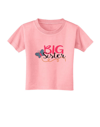 Big Sister Toddler T-Shirt-Toddler T-Shirt-TooLoud-Candy-Pink-4T-Davson Sales