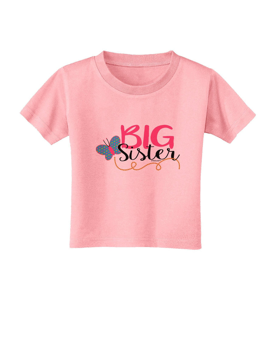 Big Sister Toddler T-Shirt-Toddler T-Shirt-TooLoud-White-4T-Davson Sales