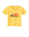 Big Sister Toddler T-Shirt-Toddler T-Shirt-TooLoud-Yellow-4T-Davson Sales