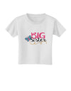 Big Sister Toddler T-Shirt-Toddler T-Shirt-TooLoud-White-4T-Davson Sales