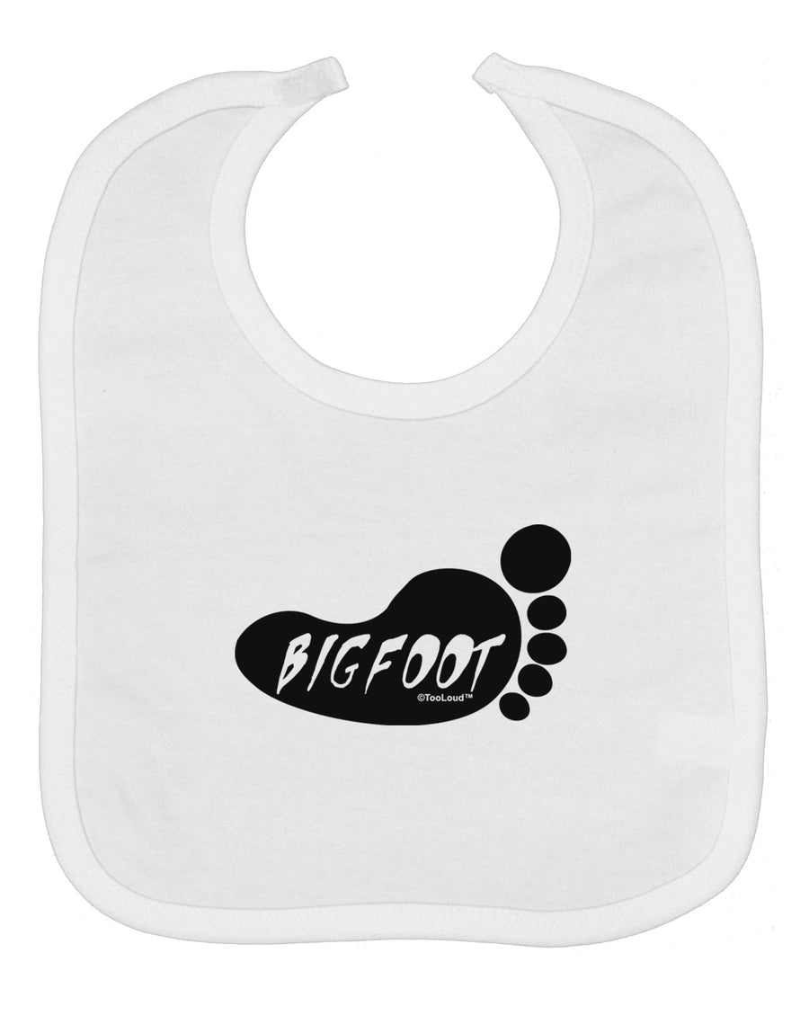 Bigfoot Baby Bib by TooLoud