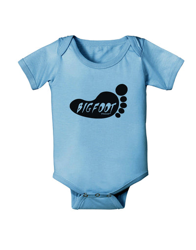 Bigfoot Baby Romper Bodysuit by TooLoud-Baby Romper-TooLoud-Light-Blue-06-Months-Davson Sales