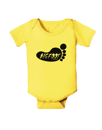 Bigfoot Baby Romper Bodysuit by TooLoud-Baby Romper-TooLoud-Yellow-06-Months-Davson Sales