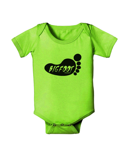 Bigfoot Baby Romper Bodysuit by TooLoud-Baby Romper-TooLoud-Lime-Green-06-Months-Davson Sales