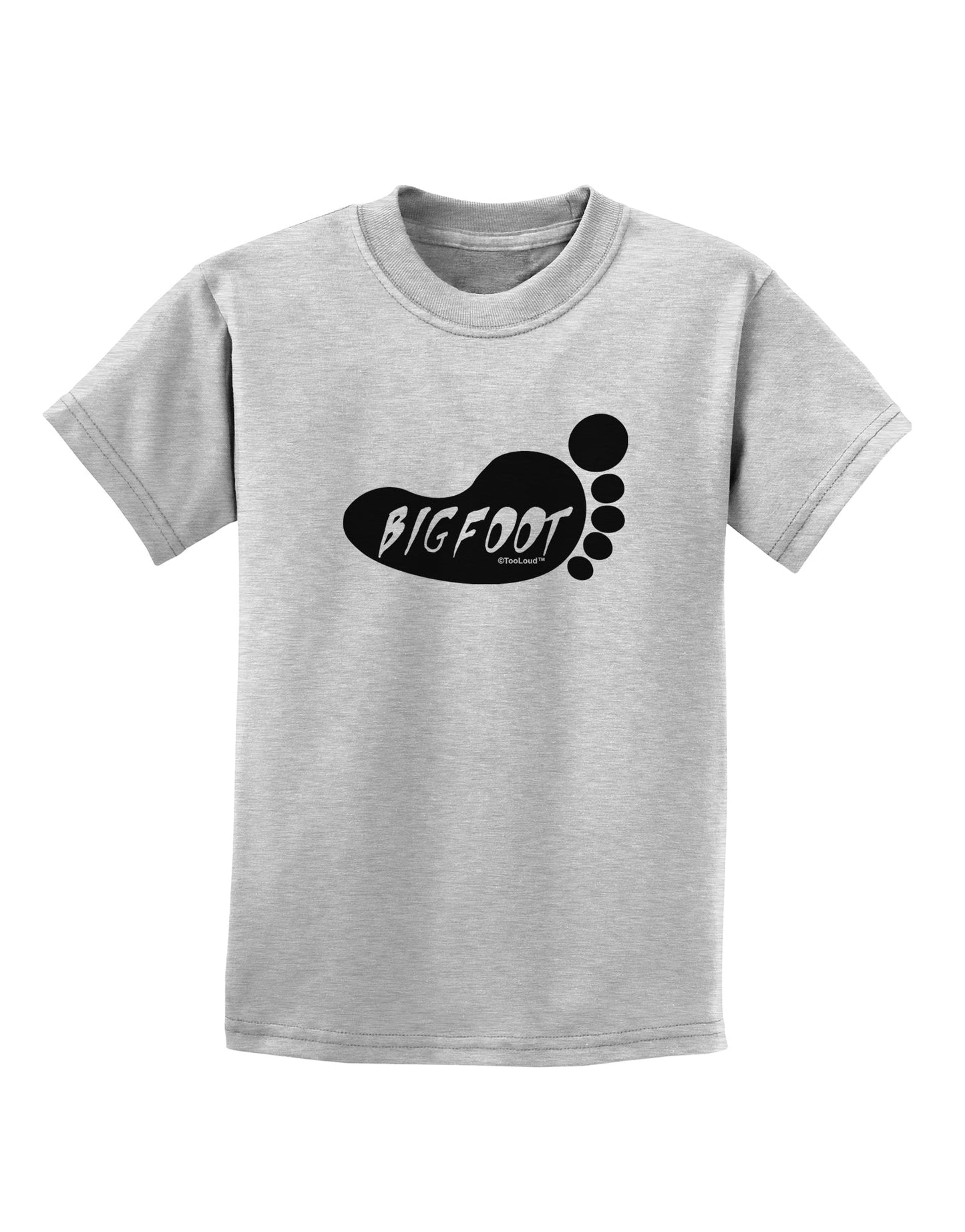 Bigfoot Childrens T-Shirt by TooLoud-Childrens T-Shirt-TooLoud-AshGray-X-Small-Davson Sales