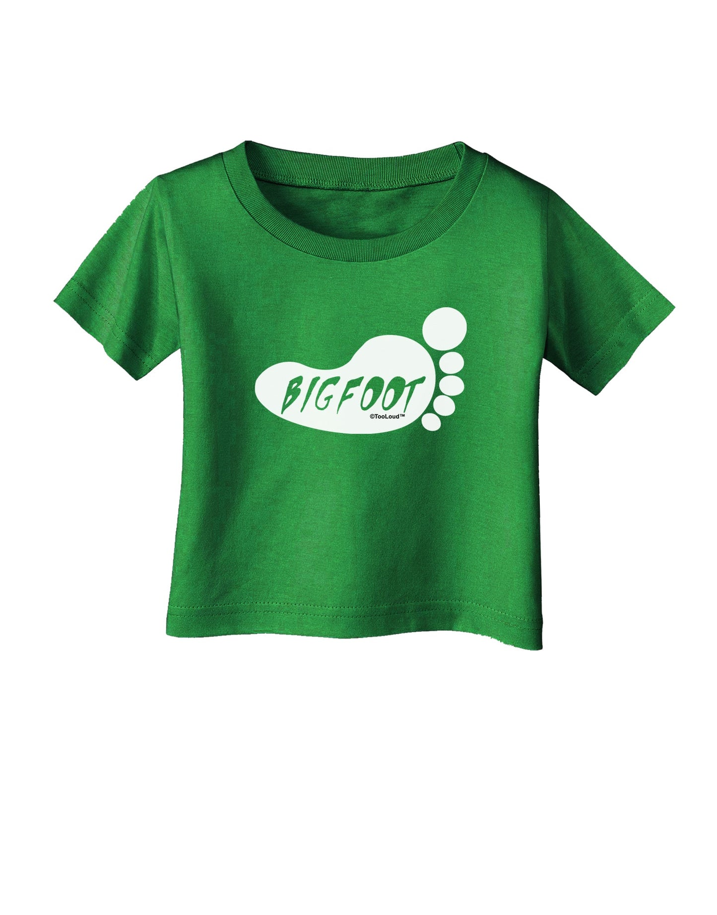 Bigfoot Infant T-Shirt Dark by TooLoud-Infant T-Shirt-TooLoud-Clover-Green-06-Months-Davson Sales