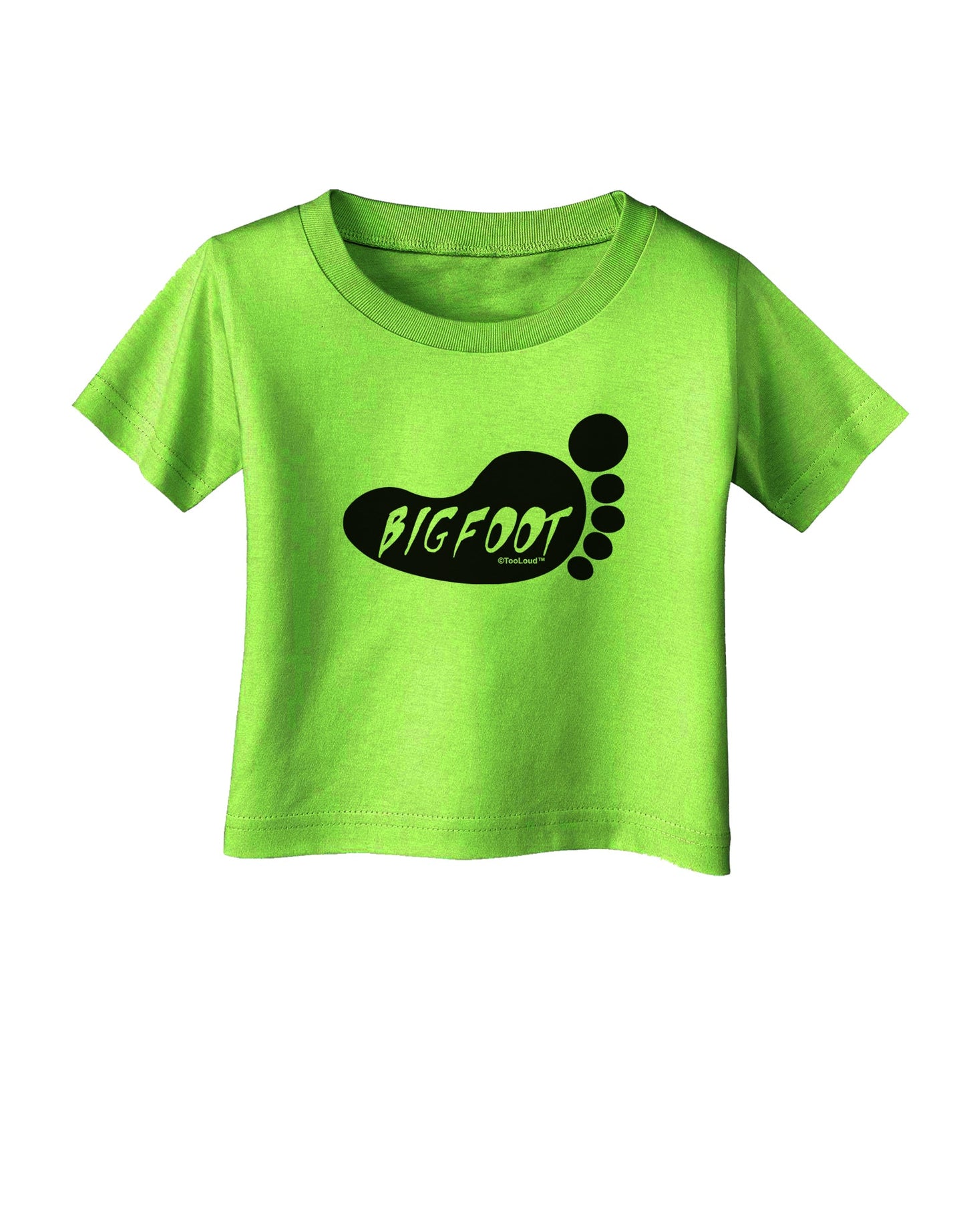 Bigfoot Infant T-Shirt by TooLoud-Infant T-Shirt-TooLoud-Lime-Green-06-Months-Davson Sales