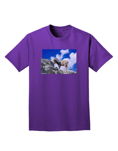 Bighorn Ram Adult Dark T-Shirt-Mens T-Shirt-TooLoud-Purple-Small-Davson Sales