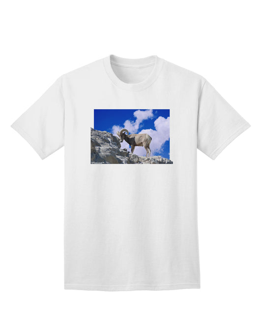 Bighorn Ram Adult T-Shirt-Mens T-Shirt-TooLoud-White-Small-Davson Sales