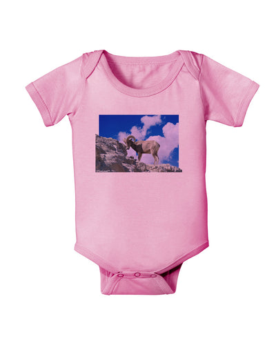 Bighorn Ram Baby Romper Bodysuit-Baby Romper-TooLoud-Pink-06-Months-Davson Sales