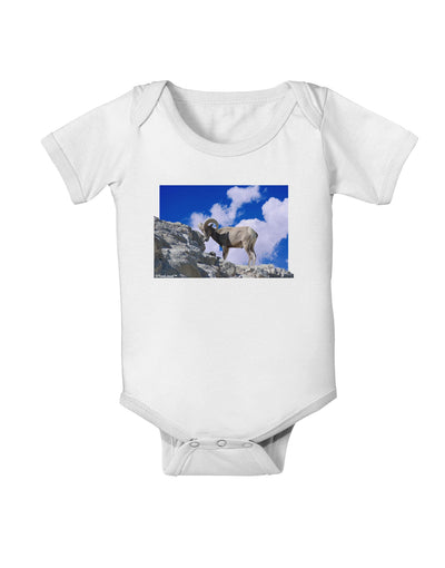 Bighorn Ram Baby Romper Bodysuit-Baby Romper-TooLoud-White-06-Months-Davson Sales