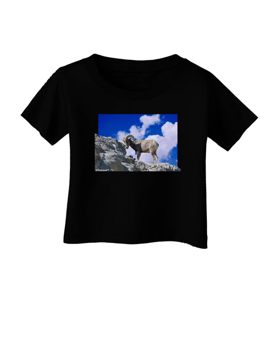 Bighorn Ram Infant T-Shirt Dark-Infant T-Shirt-TooLoud-Black-06-Months-Davson Sales