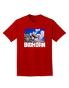 Bighorn Ram Text Adult Dark T-Shirt-Mens T-Shirt-TooLoud-Red-Small-Davson Sales