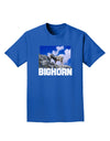 Bighorn Ram Text Adult Dark T-Shirt-Mens T-Shirt-TooLoud-Royal-Blue-Small-Davson Sales