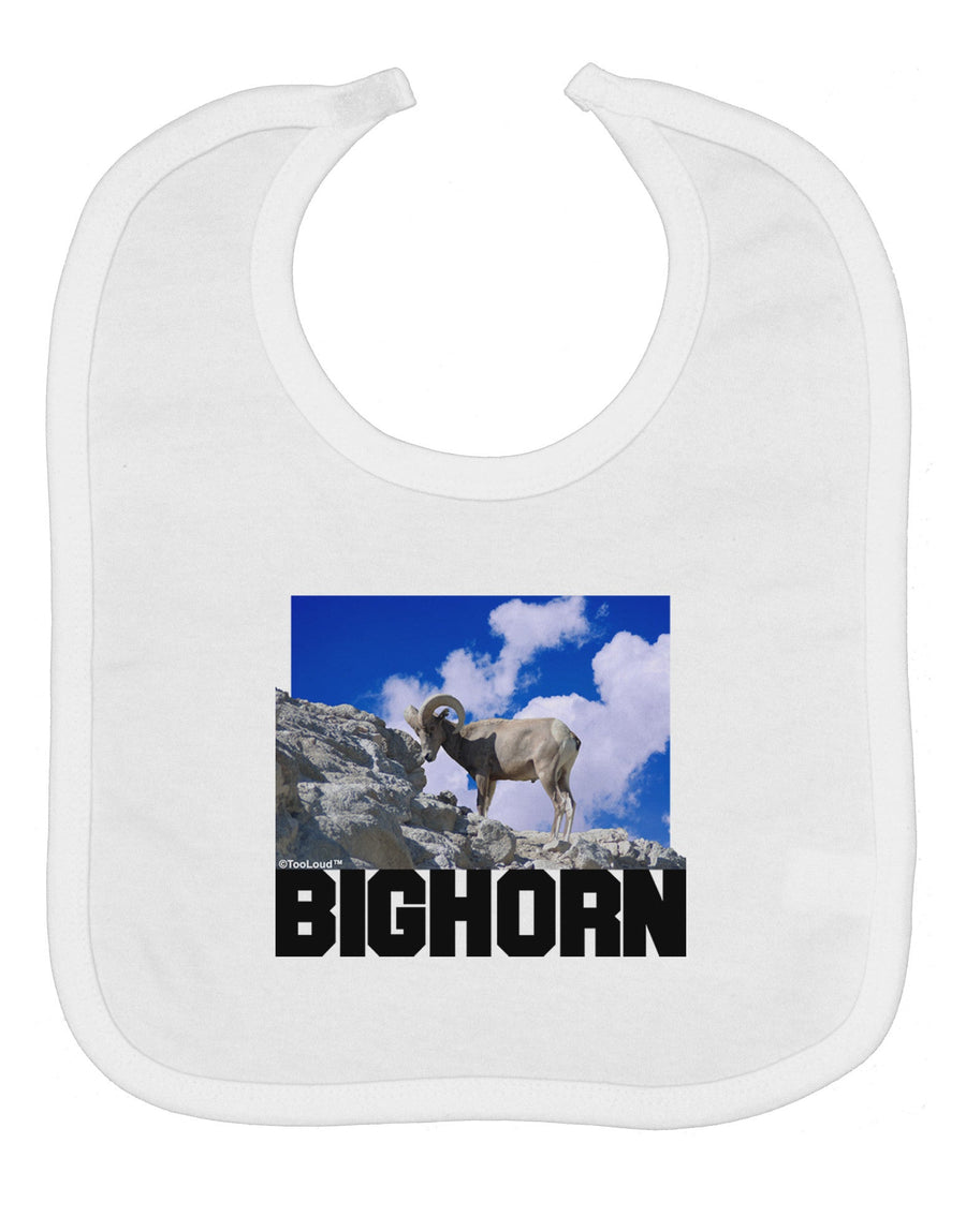 Bighorn Ram Text Baby Bib