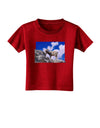 Bighorn Ram Toddler T-Shirt Dark-Toddler T-Shirt-TooLoud-Red-2T-Davson Sales