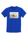 Bighorn Ram Watercolor Childrens Dark T-Shirt-Childrens T-Shirt-TooLoud-Royal-Blue-X-Small-Davson Sales