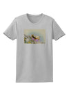 Bighorn Ram Watercolor Womens T-Shirt-Womens T-Shirt-TooLoud-AshGray-X-Small-Davson Sales