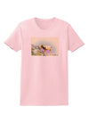 Bighorn Ram Watercolor Womens T-Shirt-Womens T-Shirt-TooLoud-PalePink-X-Small-Davson Sales