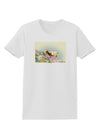 Bighorn Ram Watercolor Womens T-Shirt-Womens T-Shirt-TooLoud-White-X-Small-Davson Sales