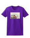 Bighorn Ram WatercolorText Womens Dark T-Shirt-TooLoud-Purple-X-Small-Davson Sales