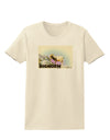 Bighorn Ram WatercolorText Womens T-Shirt-Womens T-Shirt-TooLoud-Natural-X-Small-Davson Sales