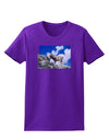 Bighorn Ram Womens Dark T-Shirt-TooLoud-Purple-X-Small-Davson Sales